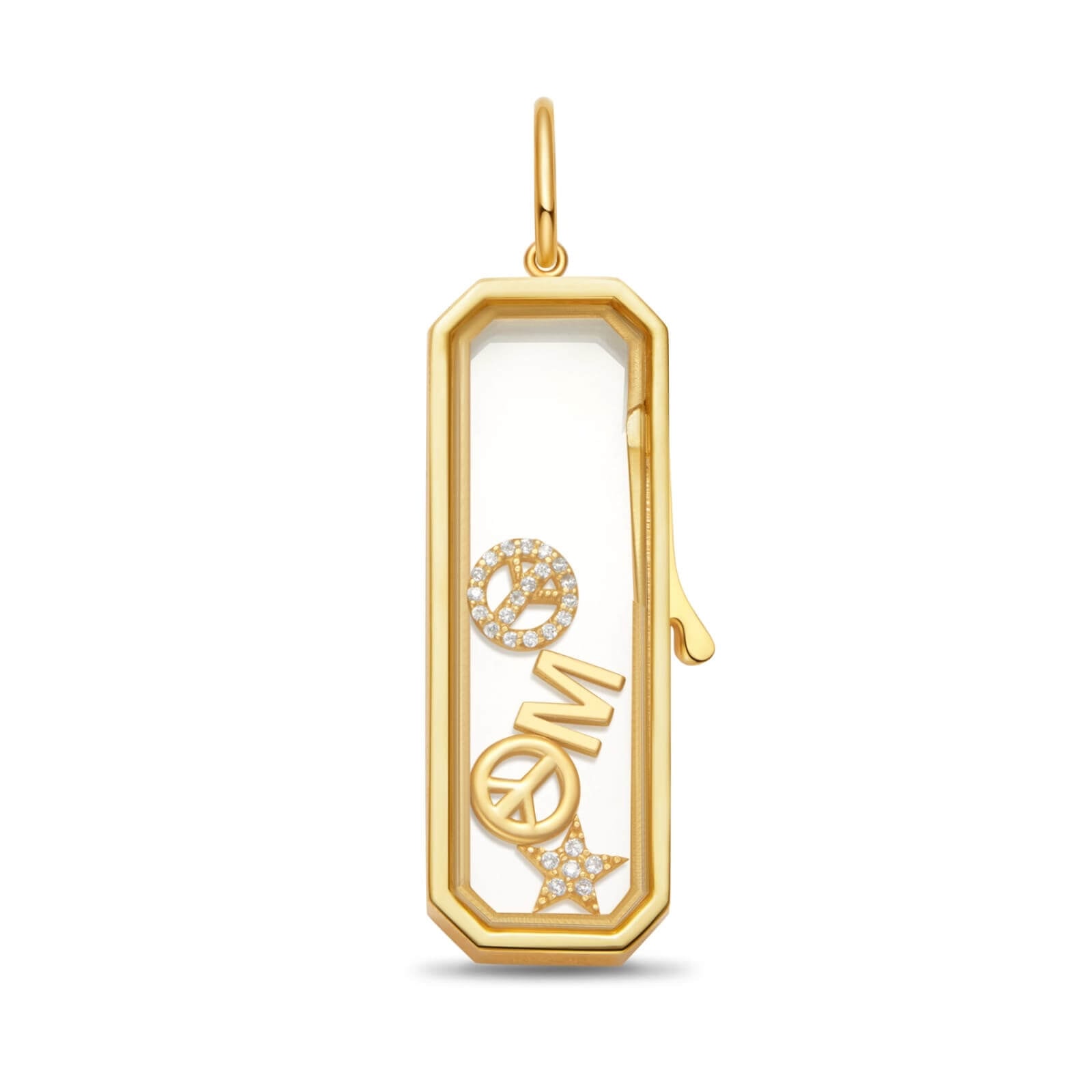 locket personnalisé rectangle